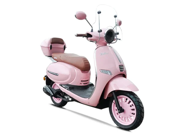 Senetle Scooter Bellini 50-125 (Benzinli) 122 km Pembe 120 Ay Taksitle